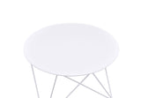 Epidia White color Display & Utility Accent Table B2726P243242