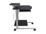 Compact Computer Cart With Storage, Espresso 36352791