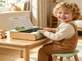 18-Key Wooden Kids Piano with Music Stand, Pastel Color Toddler Musical Toy, Educational Keyboard 73230329
