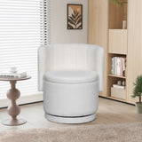 360 Degree Swivel Back Sofa Chair With Storage Space, Suitable For Bedroom and Living Room W1716P196476