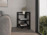 Black Corner Shelf with 3 Shelf B062P252160