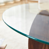Modern Walnut Grain Double Layer Coffee Table - Versatile Design, Multiple Colors Available.Density 47578447