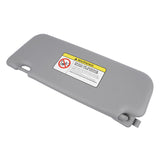 Front Right Passenger Side Gray Sun Visor for Hyundai Accent 1E 1.6L L4 Gas 852201R000 61360807