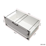 2 Drawer Farmhouse File Cabinet,Filing Cabinet with Lock for Home Office W331P272379