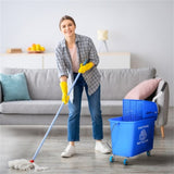 ZUN Cleaning bucket with wheels （Prohibited by WalMart） 91170396