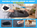 150 Pack Charcoal Dog Pee Pads 24"x24", 6-Layer Ultra Absorbent Pet Training Pads with Odor Control 62229265