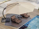 Cantilever Patio Umbrella 12ft Offset Cantilever Patio Umbrella With Base Included Large Round 79159980