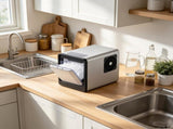 33 Lbs Countertop Ice Maker Self-Cleaning Portable Machine with Scoop Drawer-Style Access Chewable 48793548