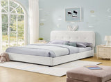 Full Size Kids Upholstered Bed with Oversized Rabbit Ear Headboard, LED Light & 4 Storage Drawers, W1413P384924