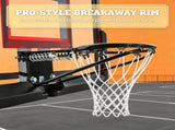 Wall Mount Basketball Hoop System for Community Court Upgrade, 43" x 30" Shatter Resistant 12067164
