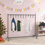 46" Christmas Stocking Holder Stand - 10 Removable Hooks6 Toppers, 300lbs Capacity, 4 Casters 35738703