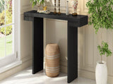 U-Style Large 60-Inch Console Table with Geometric Clean Lines Design,Stylish Entryway Table with N711P303209B