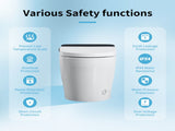 Tankless Smart Toilet With Bidet Built In, One-piece Bidet Toilet Seat, Auto Flush,Heated Seat, Warm T5879P486659