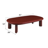 Eddie Red High Gloss Coffee Table B2726P359657