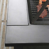 Grill over stove tea cooking furniture Table Brazier stove heater Square outdoor smokeless grill 73359223