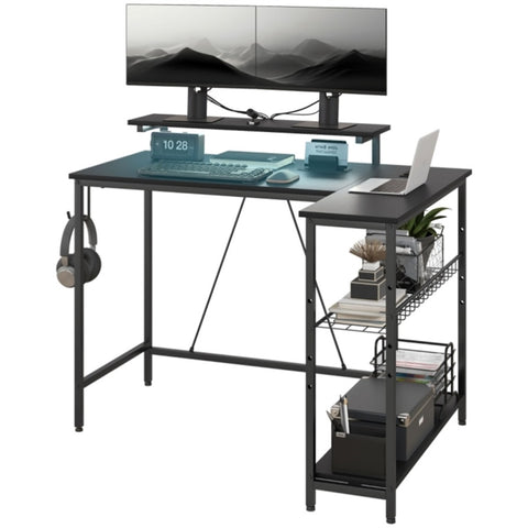 ZUN Office Computer Desk-Black 53241092