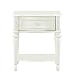 Ivory 1-Drawer Nightstand B062P215402