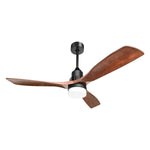 ZUN 52 Inch Ceiling Fan Light With 6 Speed Remote Reversible Energy-saving DC Motor KBS-5247-DC