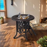Hand Brushed Patina/Bronze Cast Aluminum, Food Grade 304 Stainless Steel Ice Bucket/Pail Table Set 23002426
