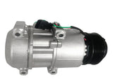 A/C Compressor 12V 6 Grooves Fit for Hyundai Palisade V6 3.8L 2020-2022 105mm DVE18N with Clutch 05370451