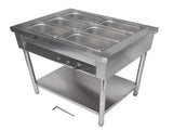 6-Pan Commercial Food Warmer, Professional Buffet Catering Food Warmer, Electric Steam Table, 38071580