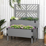 ZUN Wooden Planter、Flower shelf,Wood Planter Box 16658503