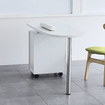 ZUN Manicure Nail Table with Drawer White 54161146