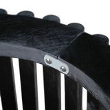 ACACIA SOLID WOOD SIDE TABLE,NATURAL & BLACK COLOR N770P269894N