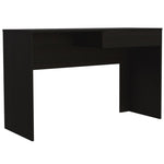 ZUN Acre Writing Computer Desk, One Drawer -Black B20091886