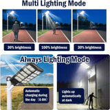 ZUN Solar Street Lights Outdoor,800pcs Super Bright LED Beads Commercial Parking Lot Light, Dusk to Dawn W1592P189956