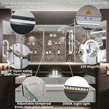 Smart LED Medicine Cabinet with Built-in High-Power Outlet , 66*36inch , Stepless Dimming & Anti-Fog W637P252345