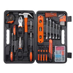 ZUN 152 piece Tool Set General Hand Tool Kit with Plastic Toolbox Storage Case Automotive Wrench Sets 42357518