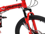 CamPingSurvivals 26in 150kg 21-Speed Shimano Variable Speed High Carbon Steel Land 20223703