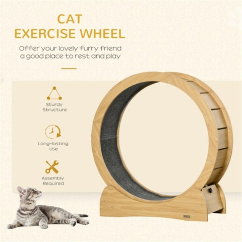 ZUN Cat Running Wheel /Cat Scratching Board （Prohibited by WalMart） 46696540
