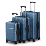 Luggage Expandable Suitcase PCABS 3 Piece Set with TSA Lock Spinner 57095974
