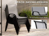 Outdoor dining table and chair package with umbrella 48578077