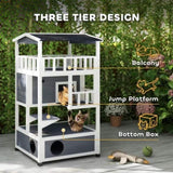 Wooden Cat House/Cat Trees /Cat Climbing Tower 60469772
