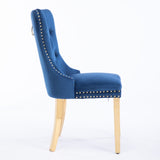 A&A Furniture,Nikki Collection Modern, High-end Tufted Solid Wood Contemporary Velvet Upholstered W1143P151485