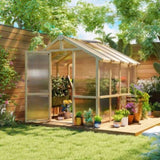 Wooden Walk-in Greenhouse Kit 26732641
