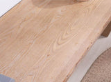 Rustic Wood Console Table with Natural Logs 62" Entryway Table, Narrow Sofa Table, Hallway W2729P298163