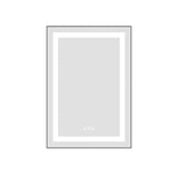 20 x 30 Inch LED Bathroom Mirror with Front and Backlight, Wall Mounted Vanity Mirror with Aluminum W2287P309039