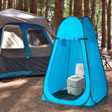 ZUN Portable Changing Shower Tent Room Outdoor Instant Pop Up Privacy Camping Toilet 70263074