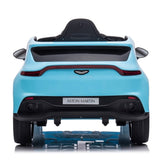 ZUN 12V Dual-drive remote control electric Kid Ride On Car,Battery Powered Kids Ride-on Car Blue, 4 W1811110554