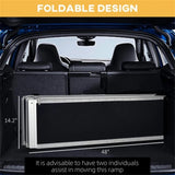 8' Threshold Ramp,Portable Wheelchair Ramp,Carpeted Foldable Handicap Ramp, 95857667