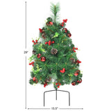 2 PCS 29 Inch Christmas Trees 76066357