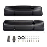 Valve Cover Black Fit Ford Small Block Chevy 58-86 Short MT039013 36753631