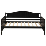 Twin Wooden Daybed with Trundle Bed, Sofa Bed for Bedroom Living Room, Espresso WF192861AAP