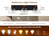 Black Bathroom Light Fixture, Vanity Lighting Fixtures Over Mirror, Wall Sconces for Living Room 41326241