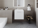 FM FURNITURE Haigleer Creek Bathroom Vanity with Integrated Sink, White B128P293877