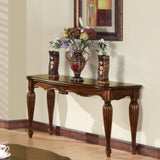 Cherry Sofa Table with Turned Fluted Legs B062P189097